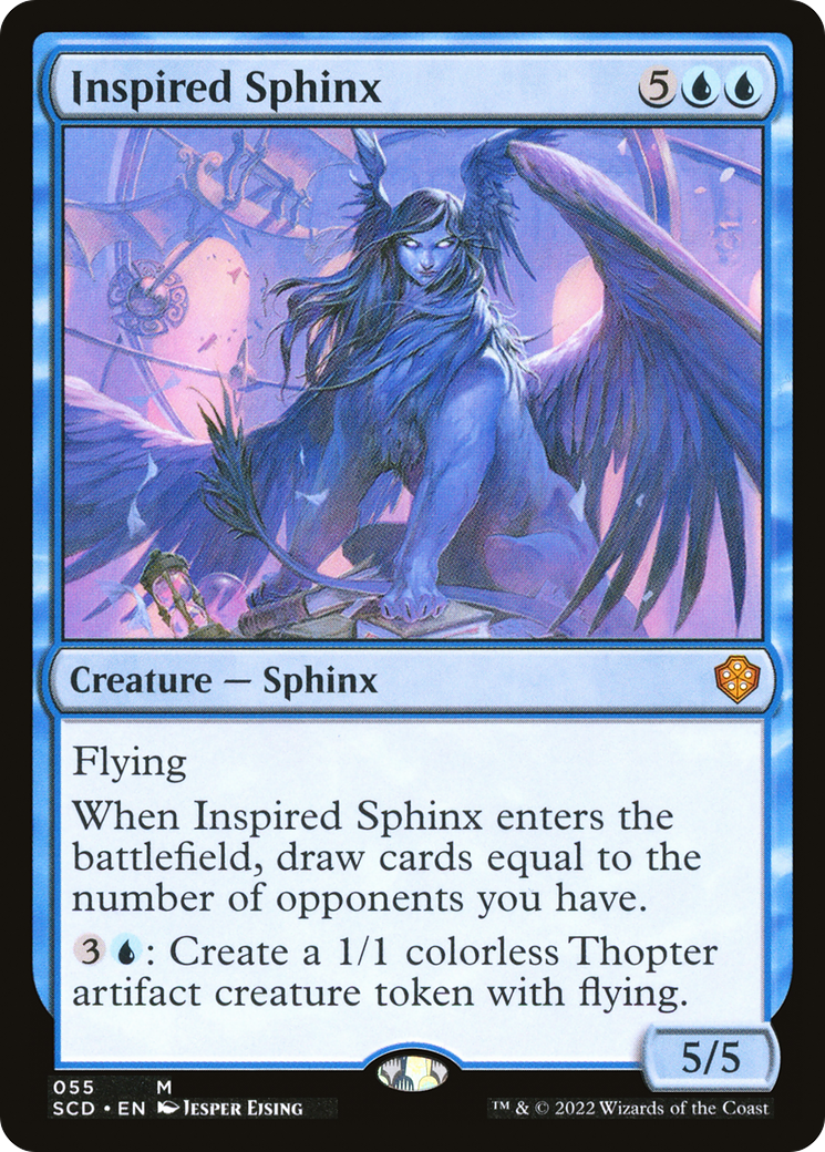 Inspired Sphinx [Starter Commander Decks] | Good Games Modbury