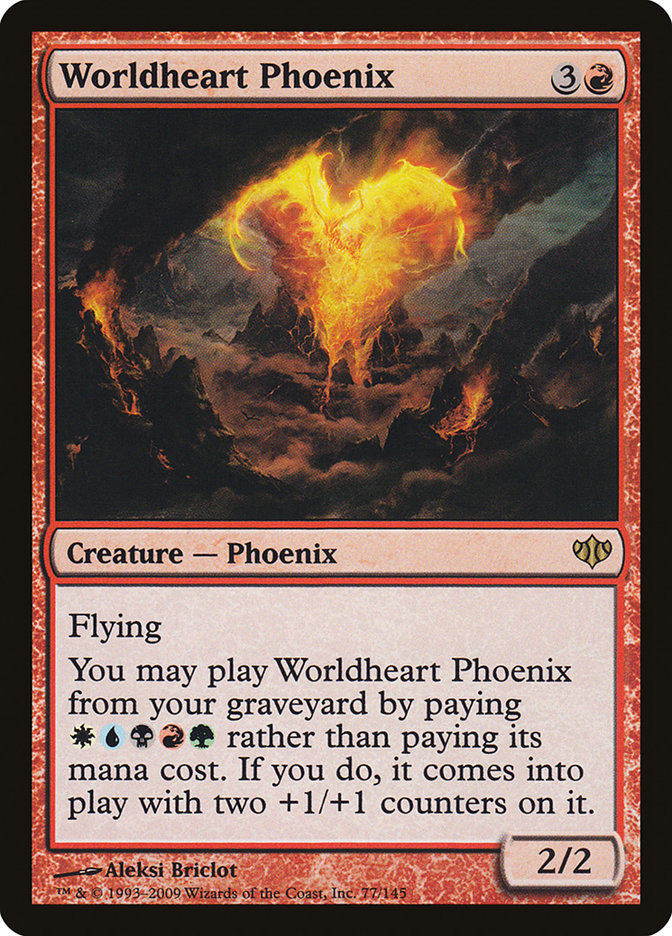 Worldheart Phoenix [Conflux] | Good Games Modbury