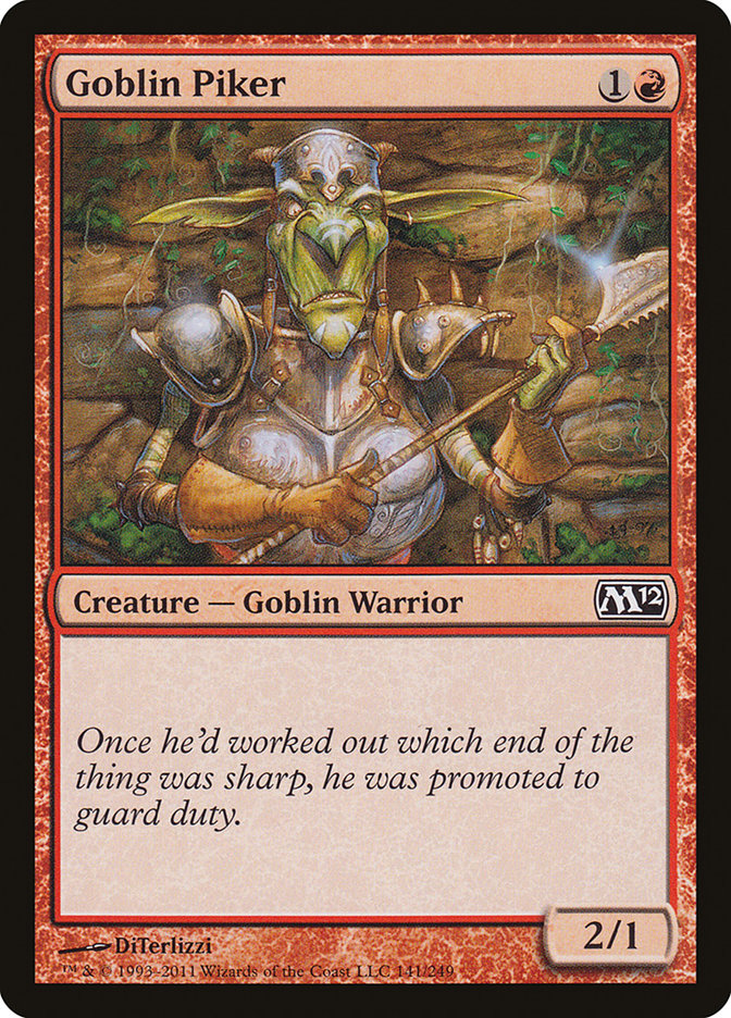 Goblin Piker [Magic 2012] | Good Games Modbury