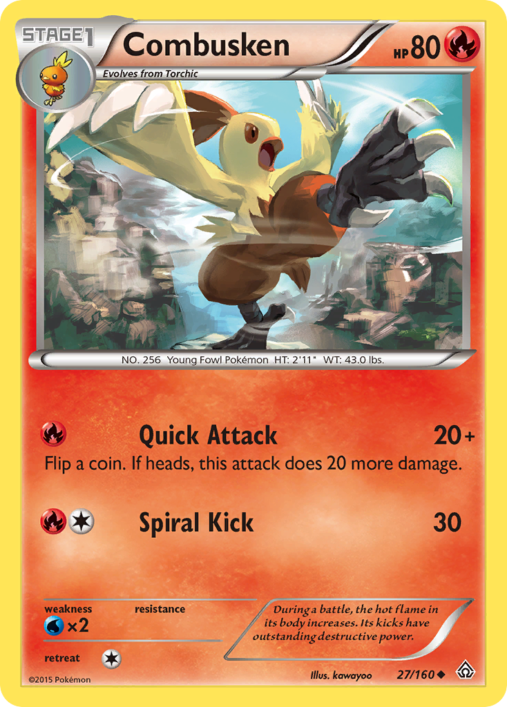 Combusken (27/160) [XY: Primal Clash] | Good Games Modbury