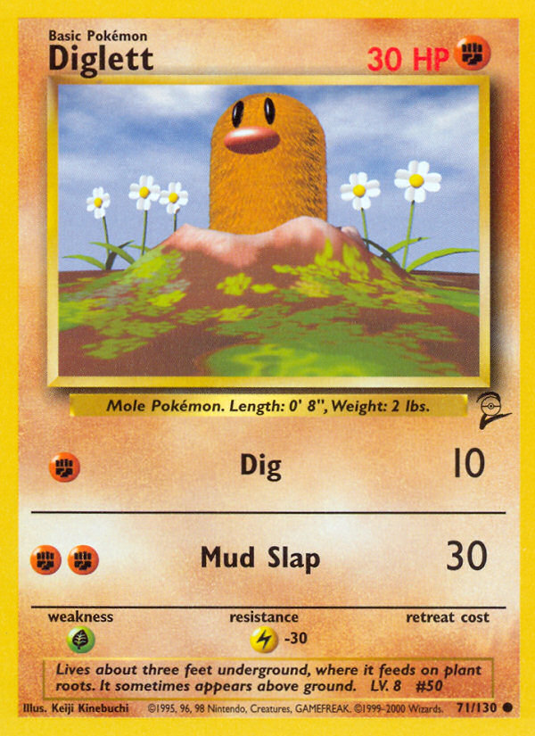 Diglett (71/130) [Base Set 2] | Good Games Modbury