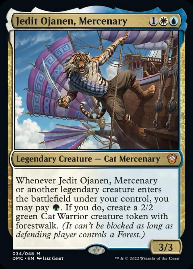 Jedit Ojanen, Mercenary [Dominaria United Commander] | Good Games Modbury