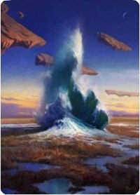 Flooded Strand Art Card [Zendikar Rising Art Series] | Good Games Modbury