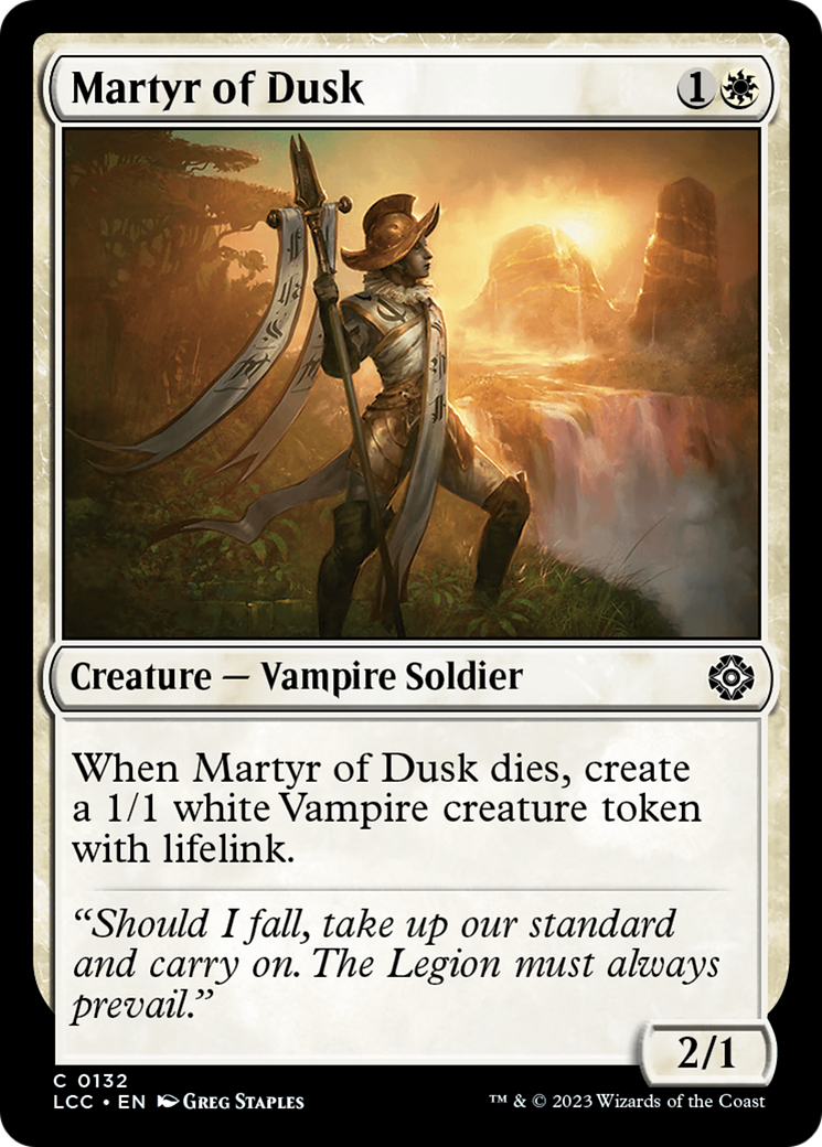 Martyr of Dusk [The Lost Caverns of Ixalan Commander] | Good Games Modbury