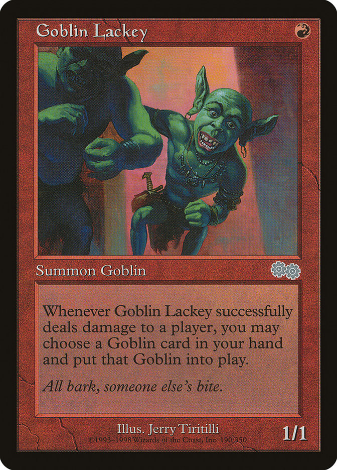 Goblin Lackey [Urza's Saga] | Good Games Modbury