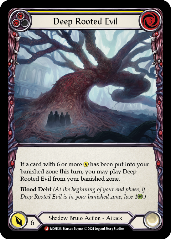 Deep Rooted Evil [MON123] (Monarch)  1st Edition Normal | Good Games Modbury