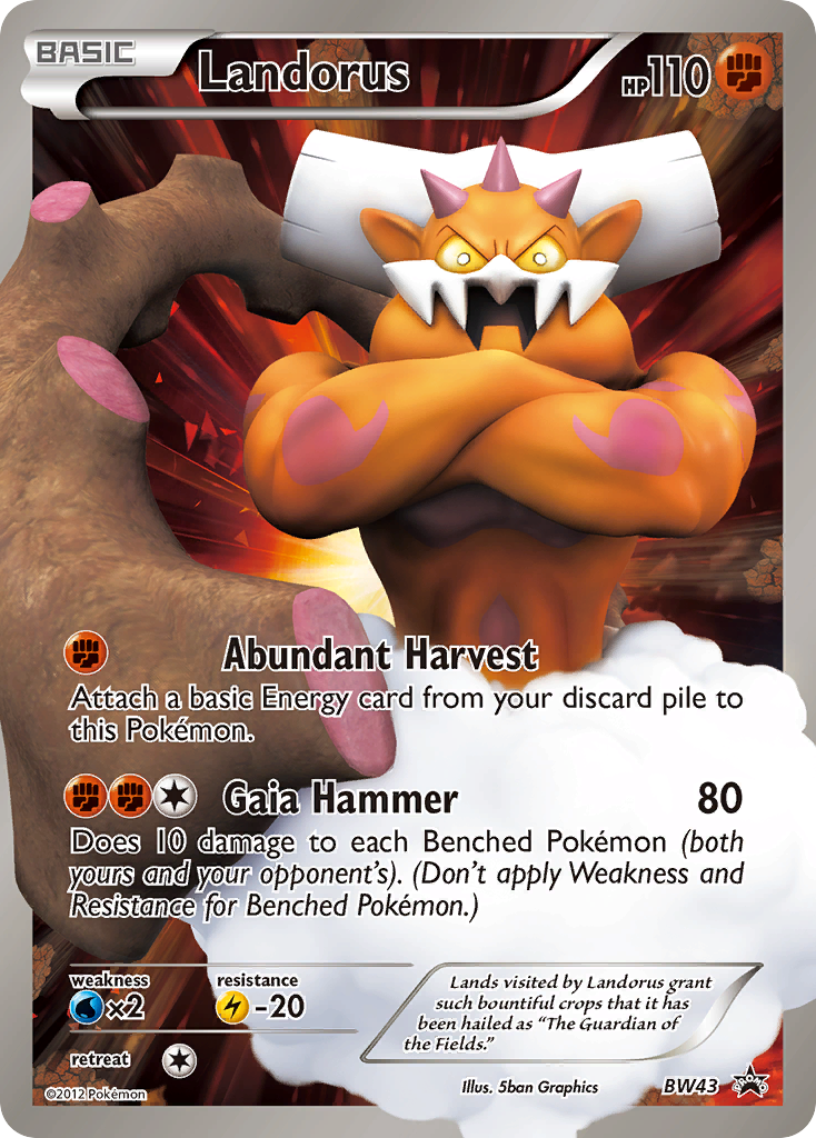 Landorus (BW43) [Black & White: Black Star Promos] | Good Games Modbury