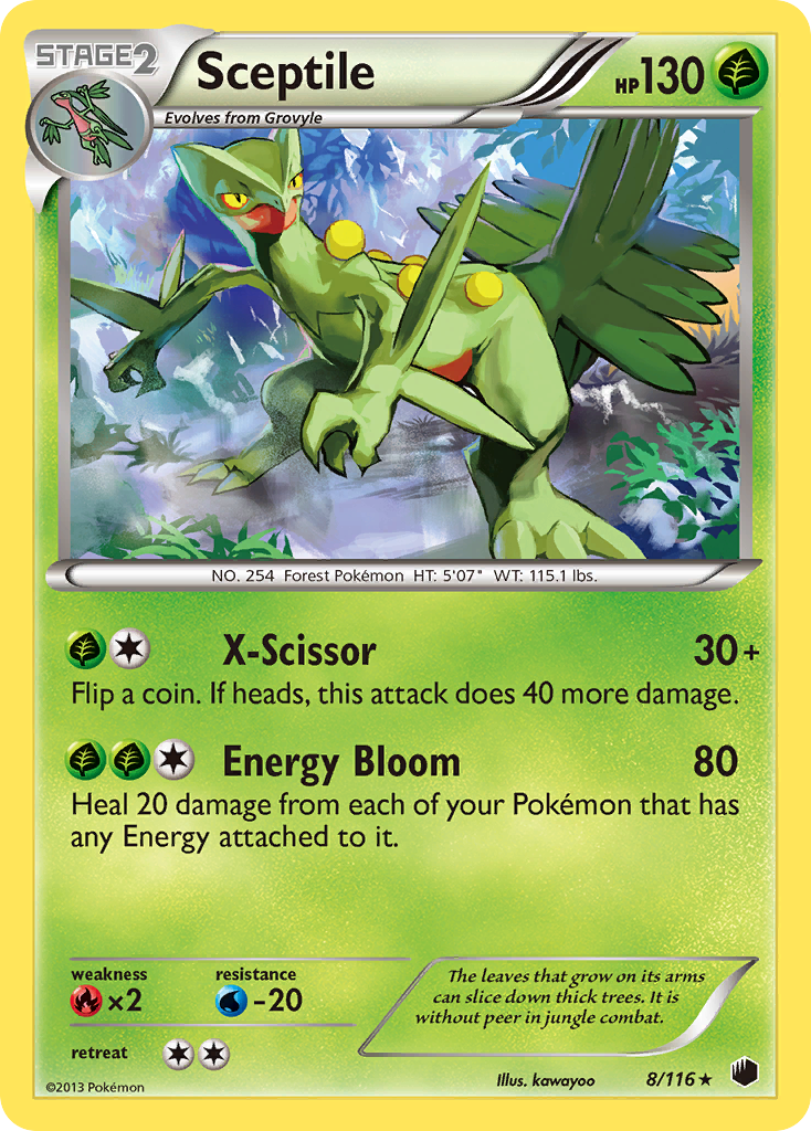 Sceptile (8/116) [Black & White: Plasma Freeze] | Good Games Modbury