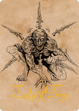 Bhaal, Lord of Murder Art Card (Gold-Stamped Signature) [Commander Legends: Battle for Baldur's Gate Art Series] | Good Games Modbury
