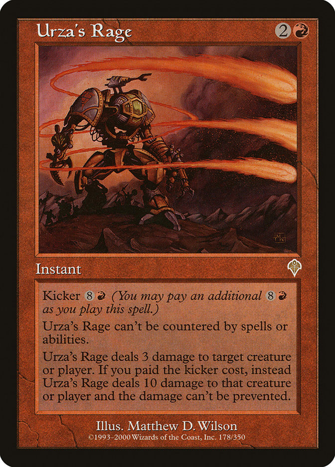 Urza's Rage [Invasion] | Good Games Modbury