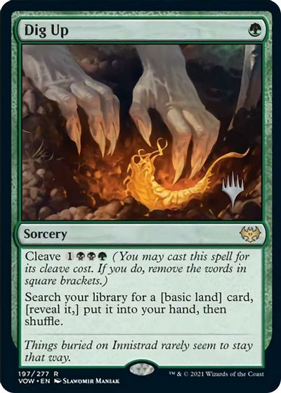 Dig Up (Promo Pack) [Innistrad: Crimson Vow Promos] | Good Games Modbury