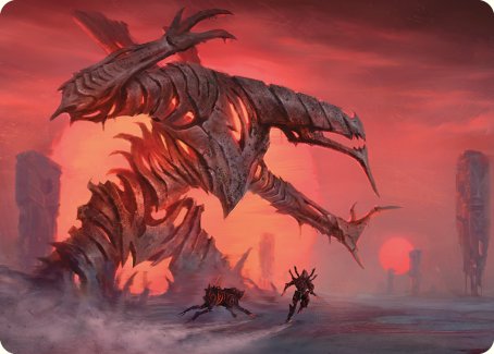 Red Sun's Zenith Art Card [Phyrexia: All Will Be One Art Series] | Good Games Modbury