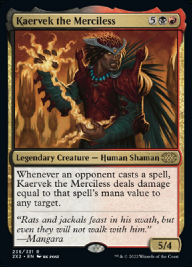 Kaervek the Merciless [Double Masters 2022] | Good Games Modbury