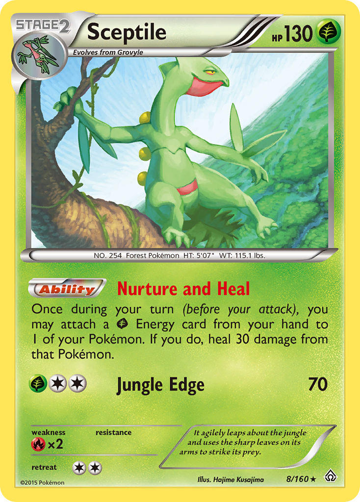 Sceptile (8/160) [XY: Primal Clash] | Good Games Modbury