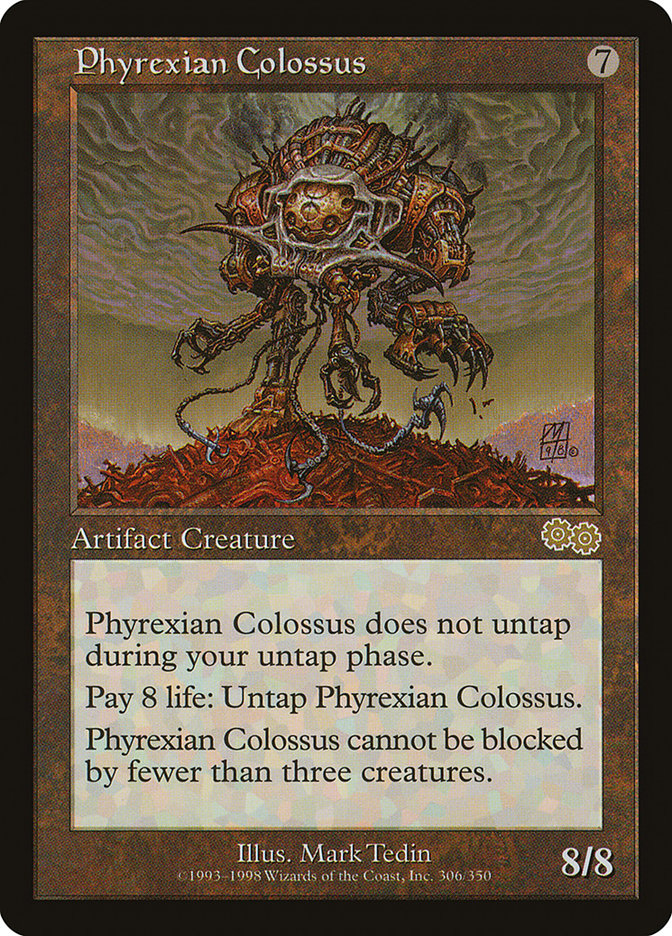 Phyrexian Colossus [Urza's Saga] | Good Games Modbury