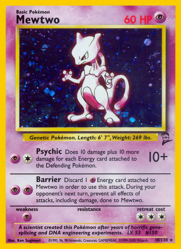 Mewtwo (10/130) [Base Set 2] | Good Games Modbury