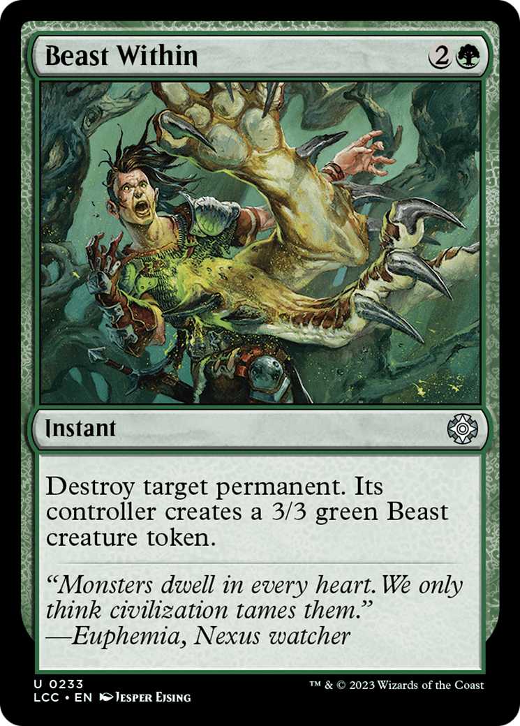 Beast Within [The Lost Caverns of Ixalan Commander] | Good Games Modbury