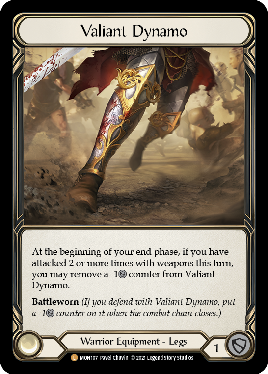 Valiant Dynamo [MON107-CF] (Monarch)  1st Edition Cold Foil | Good Games Modbury