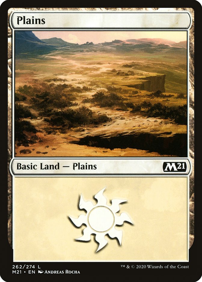 Plains (262) [Core Set 2021] | Good Games Modbury