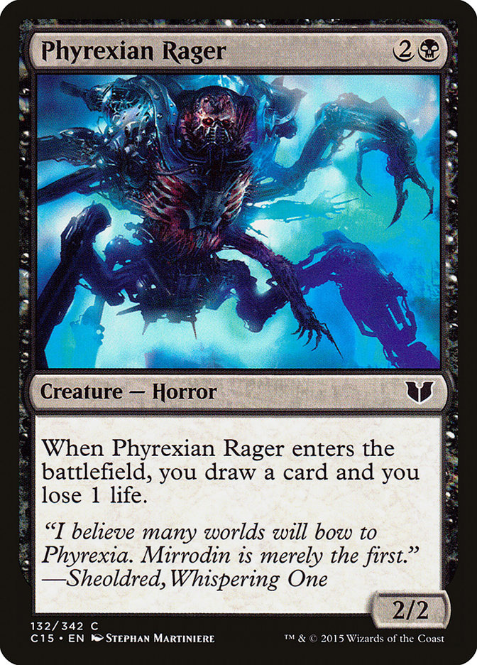 Phyrexian Rager [Commander 2015] | Good Games Modbury