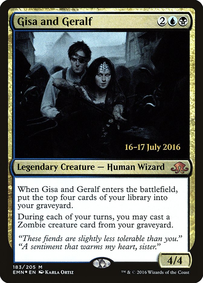 Gisa and Geralf [Eldritch Moon Prerelease Promos] | Good Games Modbury