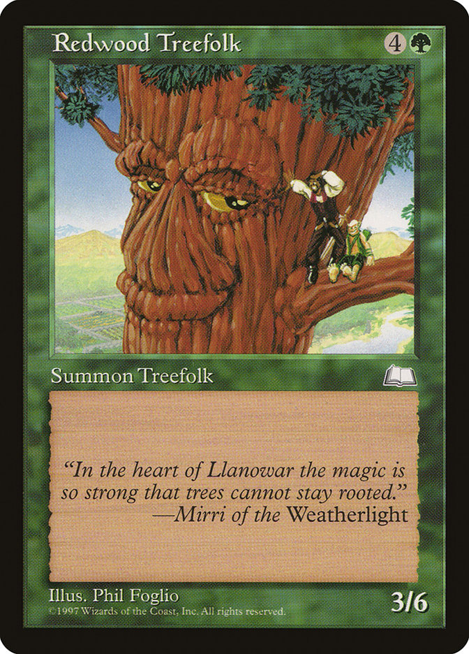 Redwood Treefolk [Weatherlight] | Good Games Modbury