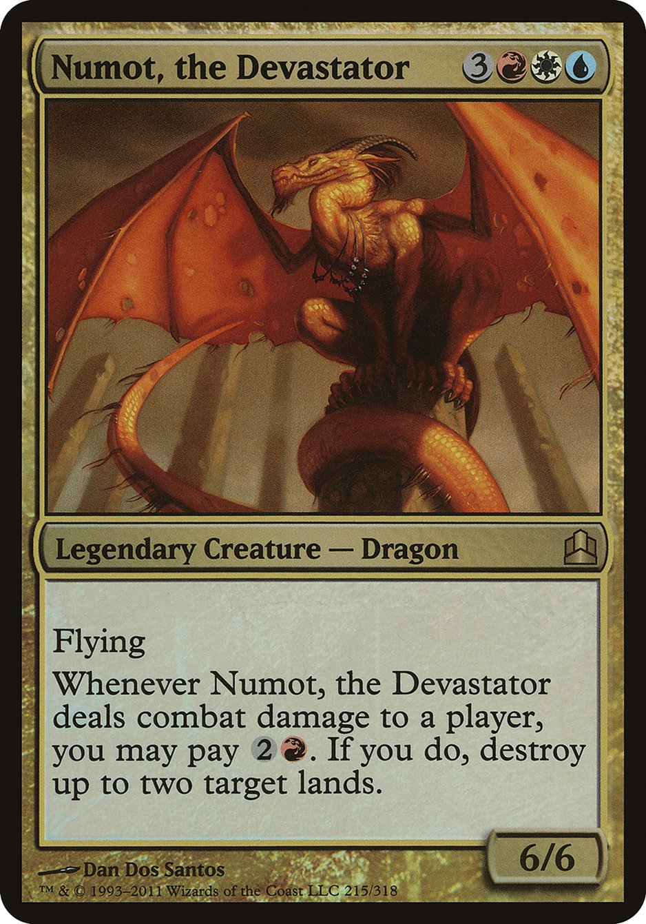 Numot, the Devastator (Oversized) [Commander 2011 Oversized] | Good Games Modbury