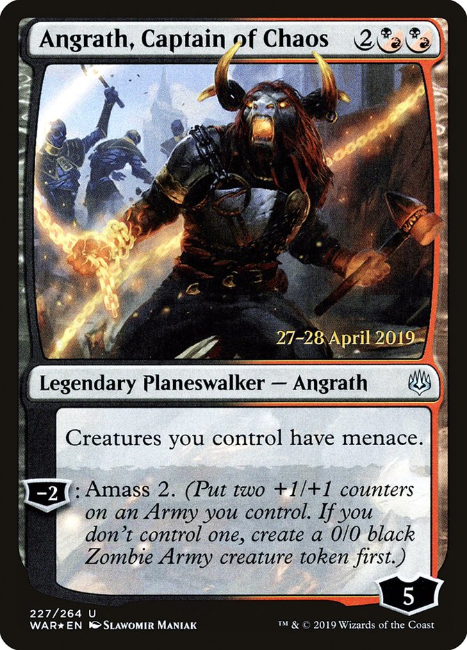 Angrath, Captain of Chaos [War of the Spark Prerelease Promos] | Good Games Modbury