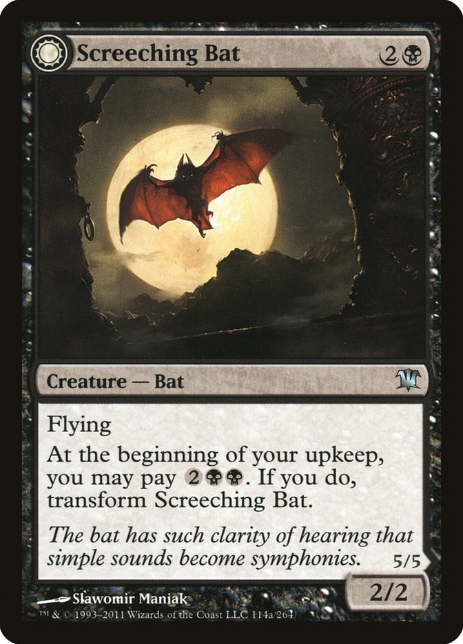 Screeching Bat // Stalking Vampire [Innistrad] | Good Games Modbury