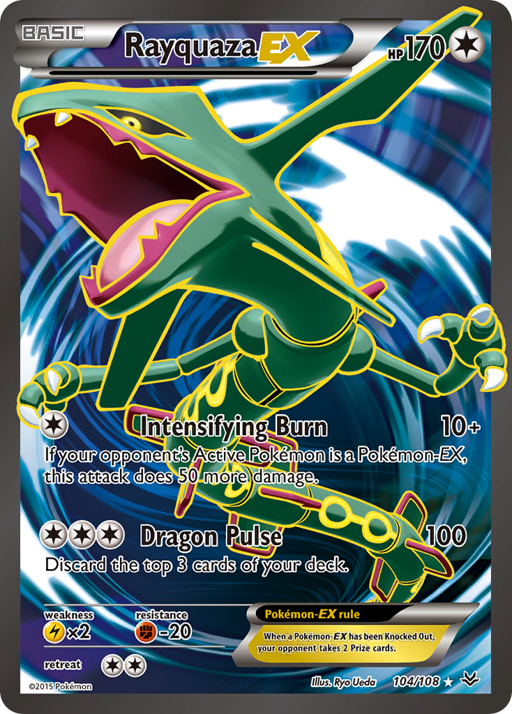 Rayquaza EX (104/108) [XY: Roaring Skies] | Good Games Modbury