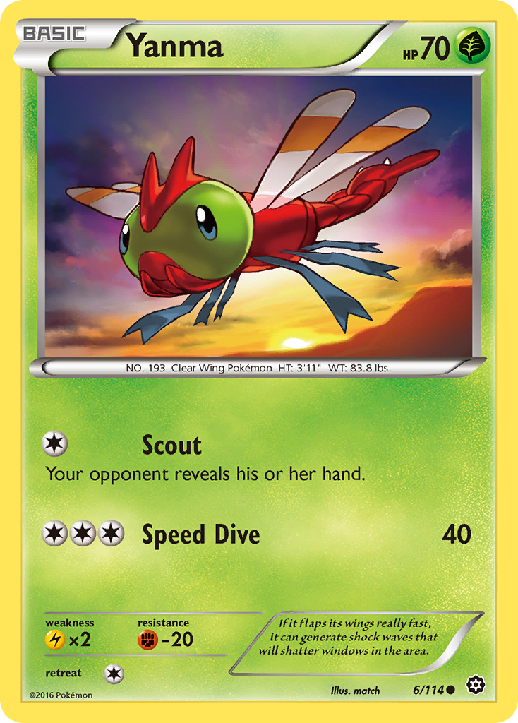 Yanma (6/114) [XY: Steam Siege] | Good Games Modbury