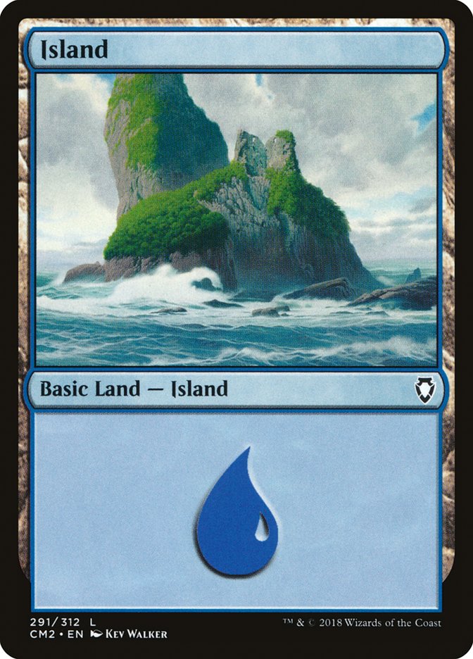 Island (291) [Commander Anthology Volume II] | Good Games Modbury