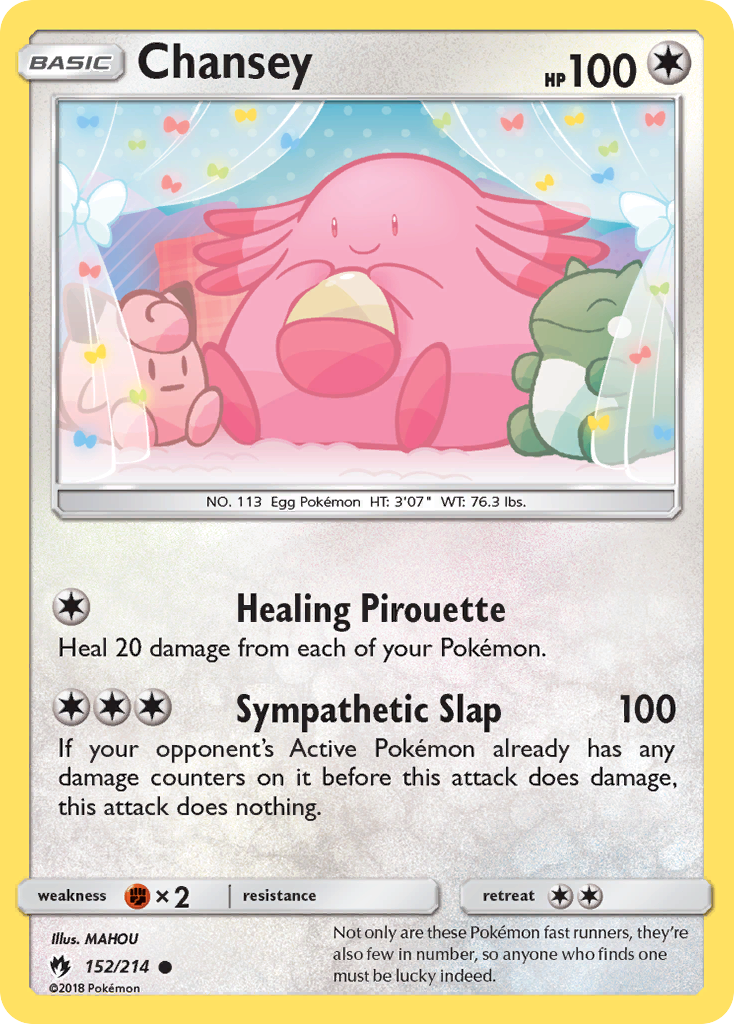 Chansey (152/214) [Sun & Moon: Lost Thunder] | Good Games Modbury