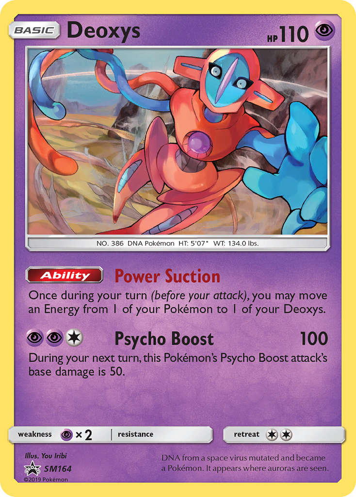 Deoxys (SM164) [Sun & Moon: Black Star Promos] | Good Games Modbury