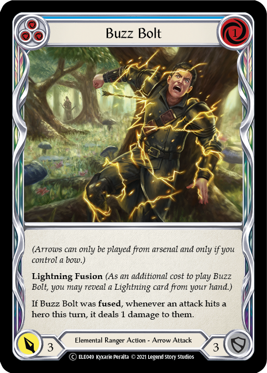 Buzz Bolt (Blue) [U-ELE049] (Tales of Aria Unlimited)  Unlimited Normal | Good Games Modbury