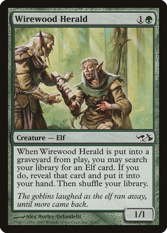 Wirewood Herald [Duel Decks: Elves vs. Goblins] | Good Games Modbury