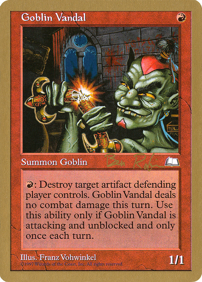 Goblin Vandal (Ben Rubin) [World Championship Decks 1998] | Good Games Modbury