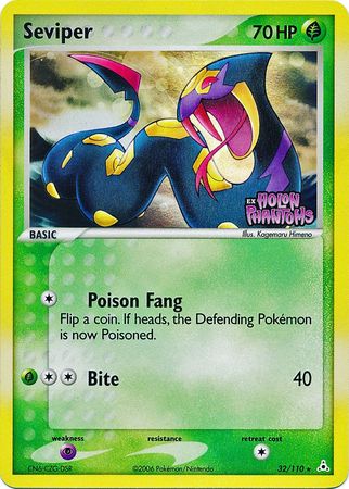 Seviper (32/110) (Stamped) [EX: Holon Phantoms] | Good Games Modbury