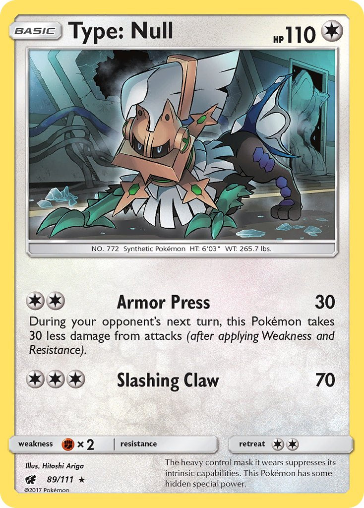 Type: Null (89/111) (Theme Deck Exclusive) [Sun & Moon: Crimson Invasion] | Good Games Modbury