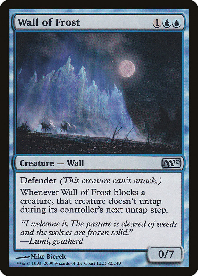 Wall of Frost [Magic 2010] | Good Games Modbury