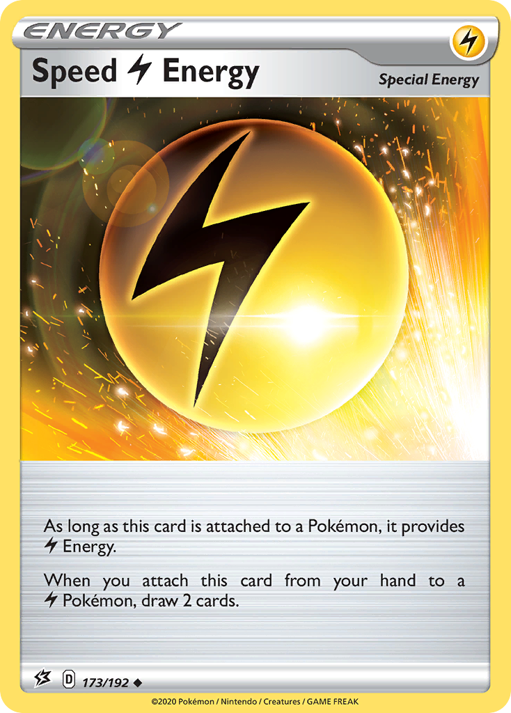 Speed Lightning Energy (173/192) [Sword & Shield: Rebel Clash] | Good Games Modbury