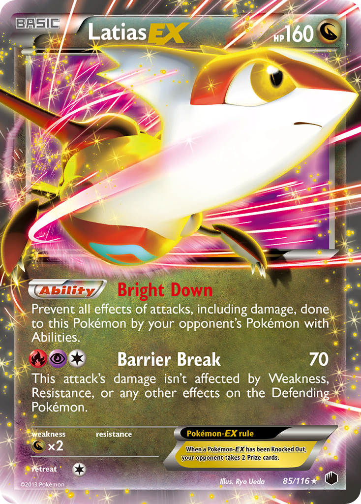 Latias EX (85/116) [Black & White: Plasma Freeze] | Good Games Modbury