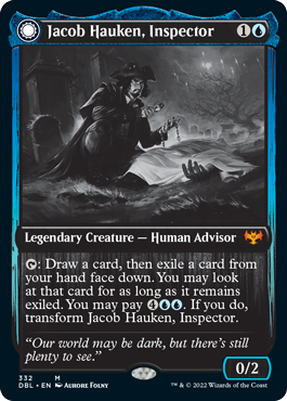 Jacob Hauken, Inspector // Hauken's Insight [Innistrad: Double Feature] | Good Games Modbury