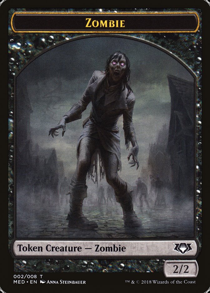 Zombie Token [Mythic Edition Tokens] | Good Games Modbury