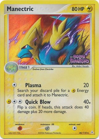 Manectric (46/110) (Stamped) [EX: Holon Phantoms] | Good Games Modbury