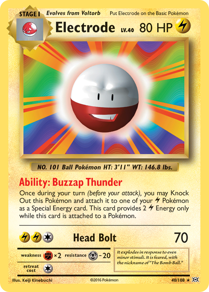 Electrode (40/108) [XY: Evolutions] | Good Games Modbury