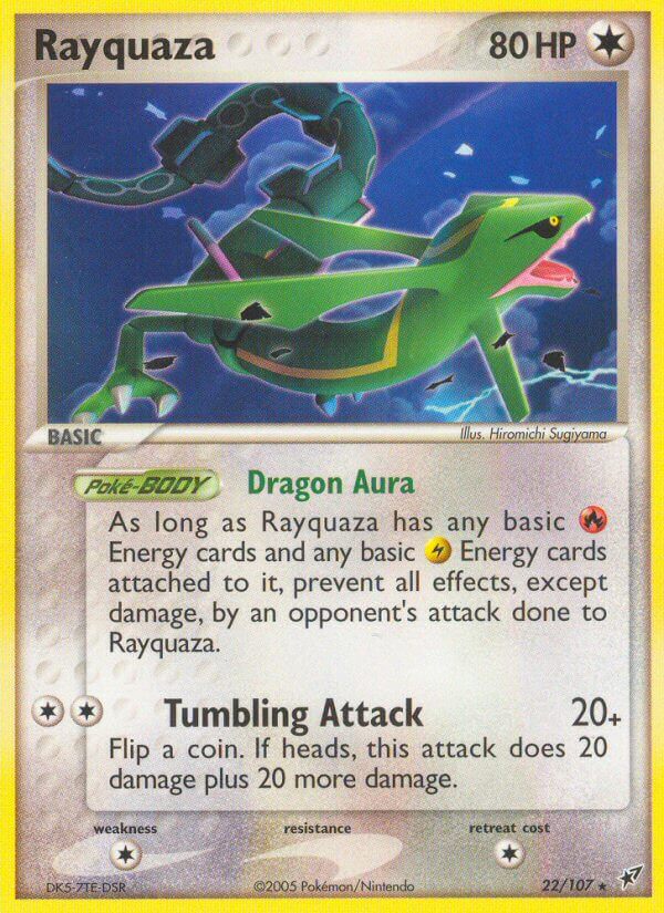 Rayquaza (22/107) (Theme Deck Exclusive) [EX: Deoxys] | Good Games Modbury