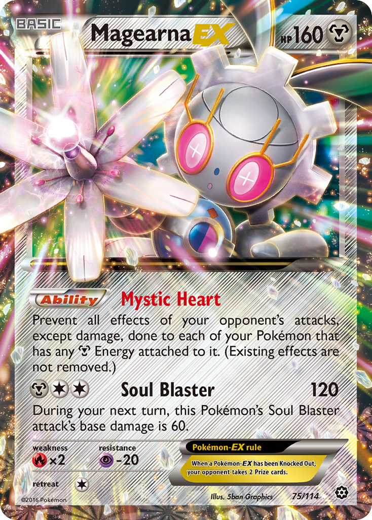 Magearna EX (75/114) [XY: Steam Siege] | Good Games Modbury
