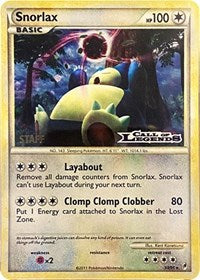 Snorlax (33/95) (Staff Prerelease Promo) [Nintendo: Black Star Promos] | Good Games Modbury