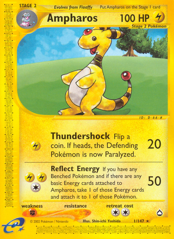 Ampharos (1/147) [Aquapolis] | Good Games Modbury